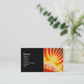 Carte De Visite Sunburst 1.1 - Fractage (Debout devant)