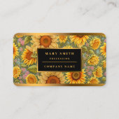 Carte De Visite Sunflower Belle collection moderne (Devant)