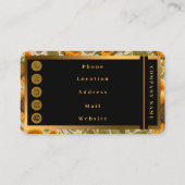Carte De Visite Sunflower Belle collection tendance (Dos)