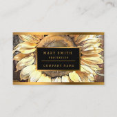 Carte De Visite Sunflower Mirror Collection d'art moderne (Devant)