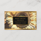 Carte De Visite Sunflower Picture Art moderne Collection (Devant)