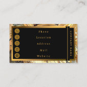 Carte De Visite Sunflower Picture Art moderne Collection (Dos)