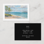 Carte De Visite Sunlit Sands and Rolling Waves (Devant / Derrière)