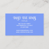 Carte De Visite Sunrise Rétro Boho (Dos)