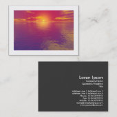 Carte De Visite Sunrise Sunset (bordé) (Devant / Derrière)