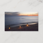 Carte de visite Sunset Beach Travel (Dos)