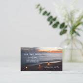 Carte de visite Sunset Beach Travel (Debout devant)