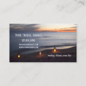 Carte de visite Sunset Beach Travel (Devant)