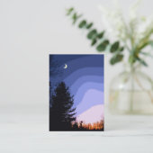 Carte De Visite Sunset Moon ATC (Debout devant)