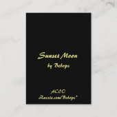 Carte De Visite Sunset Moon ATC (Dos)