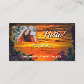 Carte De Visite Sunset Plaza Marina 2584 Social QR Code (Devant)