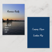 Carte De Visite Sunset/Riverview-Immobilier (Devant / Derrière)