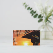 Carte de visite Sunset SillouLight (Debout devant)