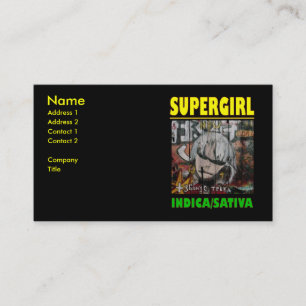 CARTE DE VISITE SUPER FILLE INDICA SATIVA