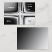 Carte De Visite Super métallique (Devant / Derrière)