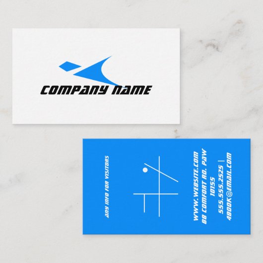 Carte De Visite super sonique (Devant / Derrière)