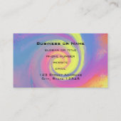 Carte De Visite Super spirale spirale Abstraite (Dos)