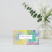 Carte De Visite Superbe aquarelle (Debout devant)