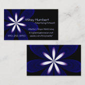 Carte de visite superbe de fleur - Special (Devant / Derrière)