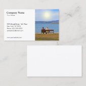 Carte de visite supérieur de couples d'assurance (Devant / Derrière)