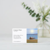 Carte de visite supérieur de couples d'assurance (Debout devant)