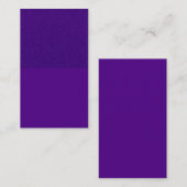 Carte de visite supérieur de Parties scintillant v (Devant / Derrière)