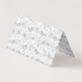 Carte De Visite Superposition de grille transparente – Texture PNG (Dos)