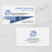 Carte De Visite Supersonic Yacht Marine Jeu Pêche (Devant / Derrière)