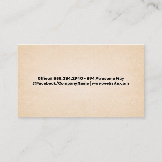 Carte De Visite Support client | Centre d'appel technique | Graphi (Dos)