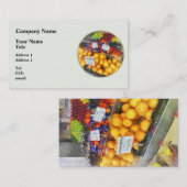 Carte De Visite Support de fruit Hoboken NJ (Devant / Derrière)