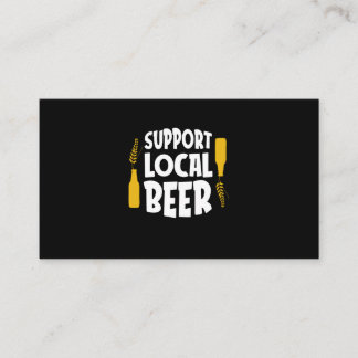 Carte De Visite Support de la bière locale