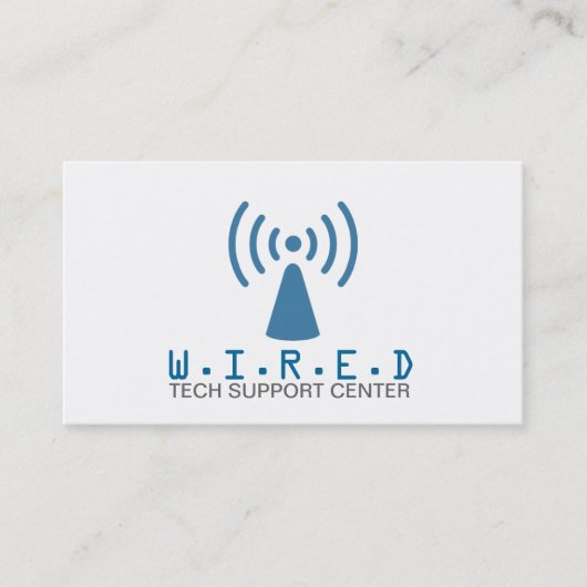 Carte De Visite Support technique Équipe de Geek de réparation inf (Devant)