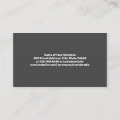 Carte De Visite Support technique | Icône de téléphone (Dos)