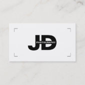 Carte De Visite Supports de photographie pour appareil photo à ini (Devant)