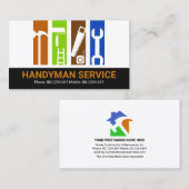 Carte De Visite Suppression de bande des outils Handyman (Devant / Derrière)