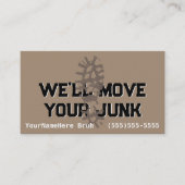 Carte De Visite Suppression de déchets de recouvrement de jonc per (Devant)