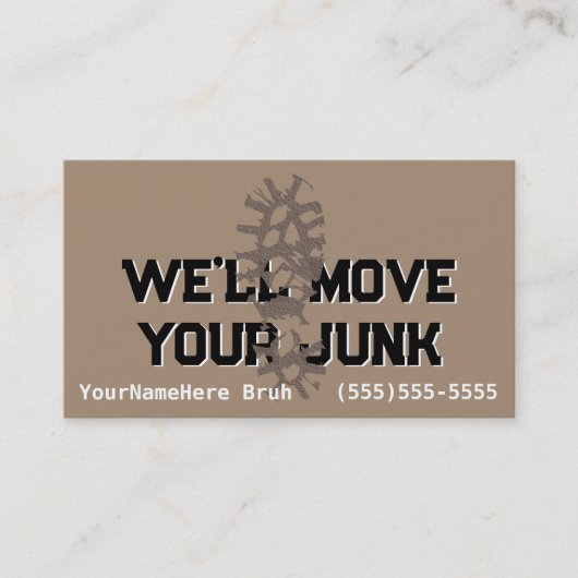 Carte De Visite Suppression de déchets de recouvrement de jonc per (Devant)