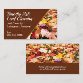 Carte De Visite Suppression du nettoyage de la feuille (Devant / Derrière)