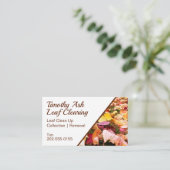 Carte De Visite Suppression du nettoyage de la feuille (Debout devant)