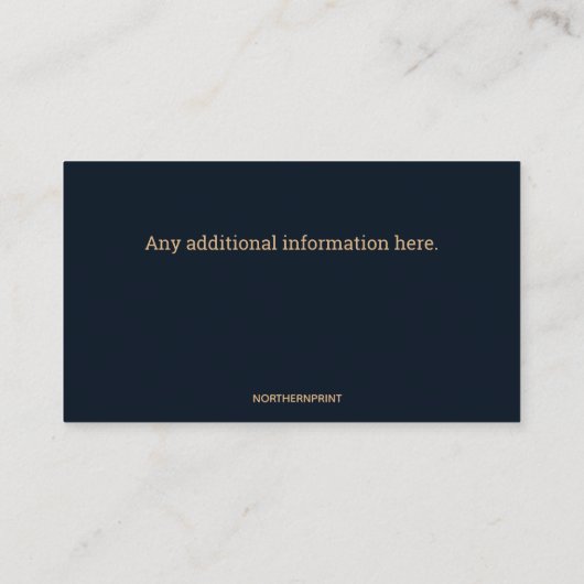 Carte De Visite Suppression modifiable de neige (Dos)