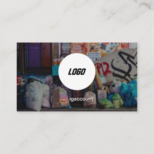 Carte De Visite Suppression simple et moderne du coffre (Dos)