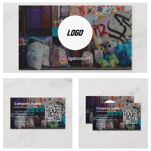 Carte De Visite Suppression simple et moderne du coffre