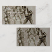 Carte De Visite Sur la course de douze (Devant / Derrière)