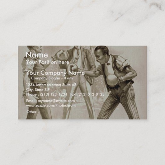 Carte De Visite Sur la course de douze (Devant)