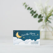 Carte De Visite Sur la Lune et les nuages (Debout devant)