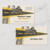 Carte De Visite Sur la route Tow Trucking Automotive Trucking Trav (Devant / Derrière)