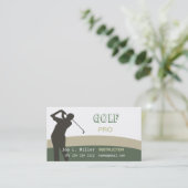 Carte De Visite Sur Le Green Golf (Debout devant)