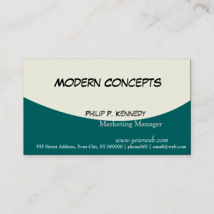 Carte De Visite Sur le masculin moderne de directeur marketing