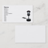 Carte De Visite Sur le microphone de pilule d'air (Devant / Derrière)