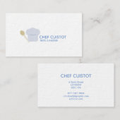 Carte de visite sur le thème de la cuisine (Devant / Derrière)